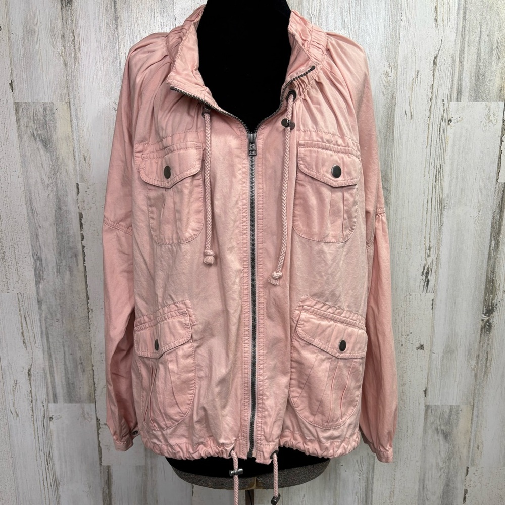 Relativity Blush Pink Utility Jacket